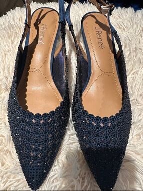 slim fit dress slacks J.RENEE Womens Gold Sequin Shoes High Heels Sequins Women Classics 6 M –  TropicalFeel main image 1